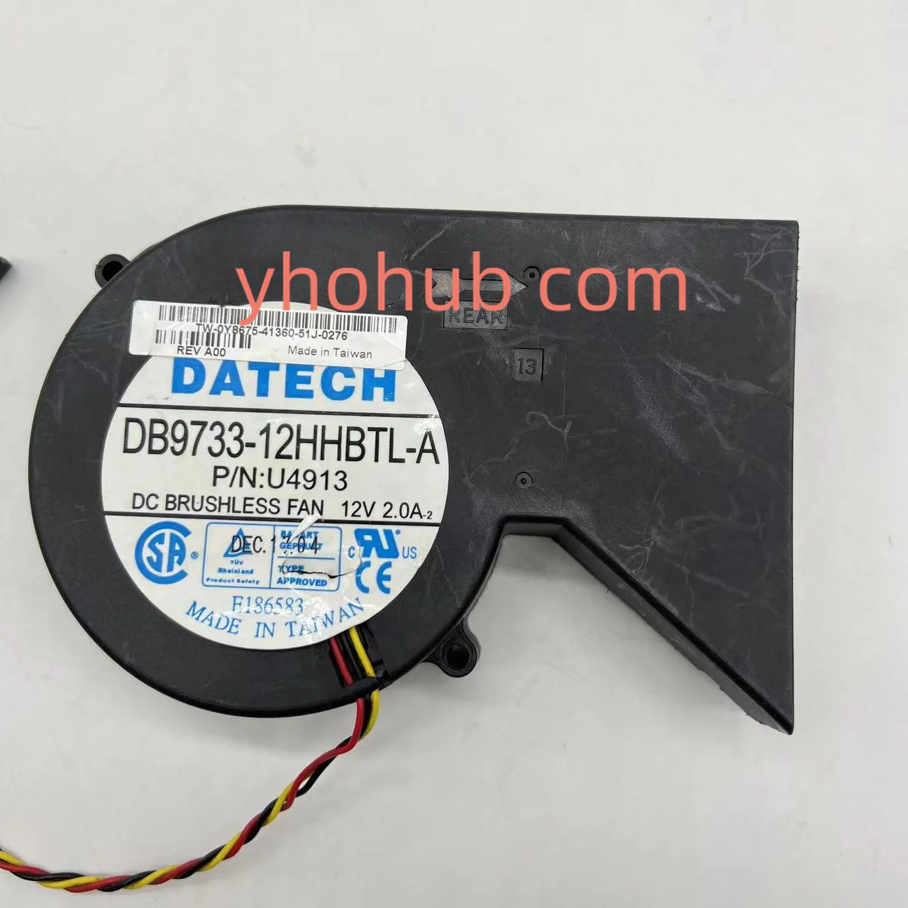 3-проводной серверный охлаждающий вентилятор JMC / DaTech DB9733-12HHBTL-A DC 12 В 135 a x 90x32 мм
3-проводной серверный охлаждающий вентилятор JMC / DaTech DB9733-12HHBTL-A DC 12 В 135 a x 90x32 мм