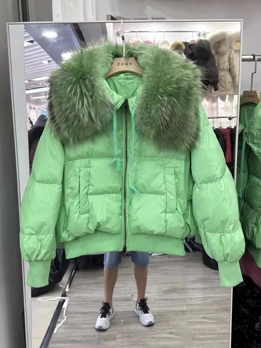 European 2023 Winter New Light Luxury All-match Big Fur Collar Loose Women's Long-Sleeved Bread Down Jacket Parkas
European 2023 Winter New Light Luxury All-match Big Fur Collar Loose Women's Long-Sleeved Bread Down Jacket Parkas