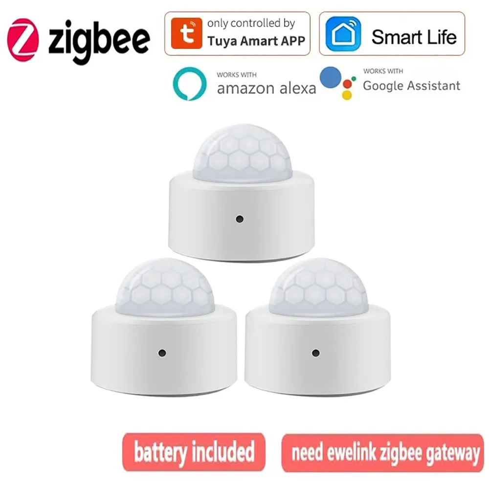 

Tuya Zigbee Human Motion Sensor Smart Home PIR Motion Sensor Detector Passive Infrared Security Burglar Alarm Sensor Smart Life