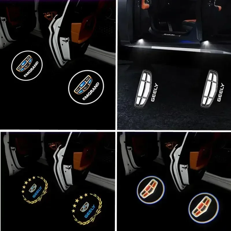 2PCS Wireless LED Car Logo Projector Lamps Door Shadow Light Accessories For Geely Emgrand EC7 2009-2017 EC715 EC718 Car Goods
2PCS Wireless LED Car Logo Projector Lamps Door Shadow Light Accessories For Geely Emgrand EC7 2009-2017 EC715 EC718 Car Goods