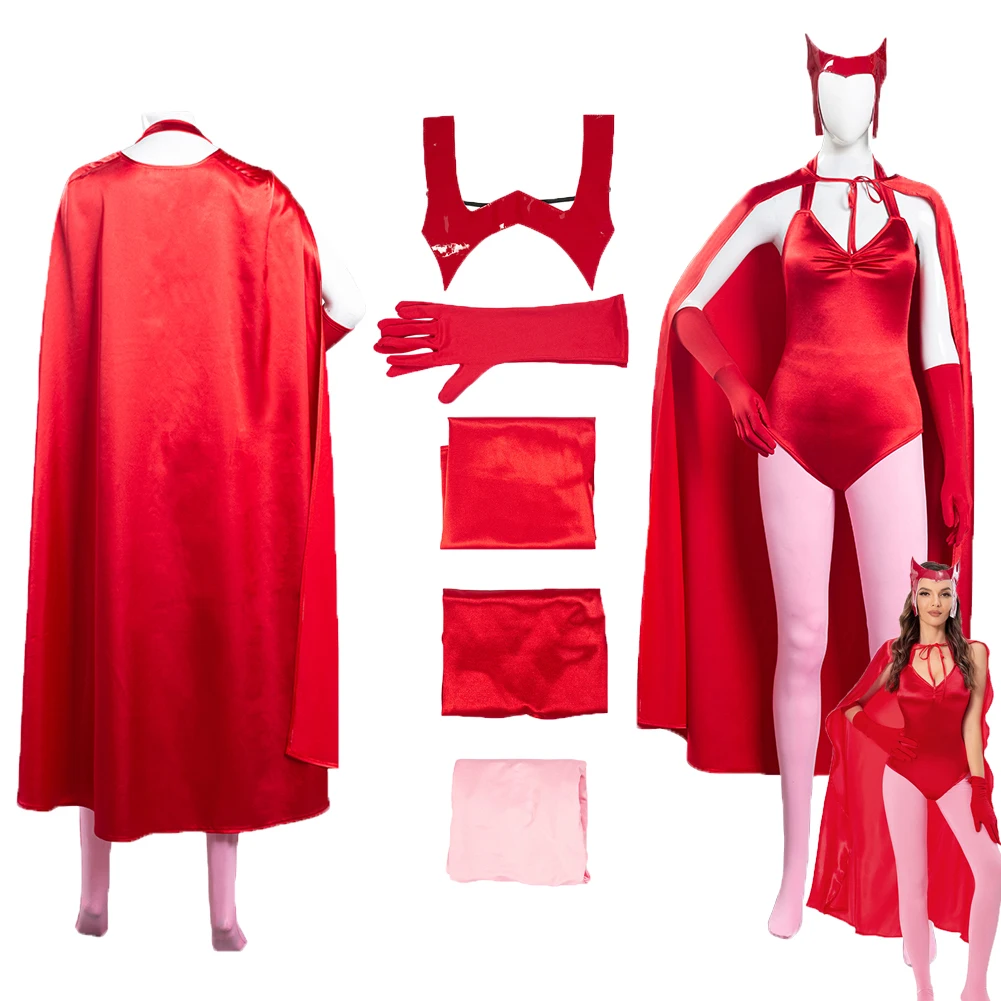 TV Cos Wanda Cosplay Costume Outfits Fantasy Women Jumpsuit For Adult Female Girls Roleplay Halloween Carnival Suit Accessories
TV Cos Wanda Cosplay Costume Outfits Fantasy Women Jumpsuit For Adult Female Girls Roleplay Halloween Carnival Suit Accessories