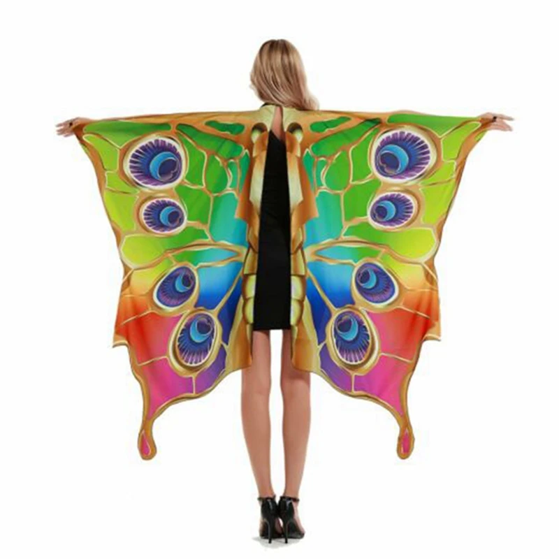 Butterfly Coat for Party Cosplay Cape Fancy Dress Costume with Colourful Mask and Headband Colorful Fairy Wings Shawl Cloak
Butterfly Coat for Party Cosplay Cape Fancy Dress Costume with Colourful Mask and Headband Colorful Fairy Wings Shawl Cloak