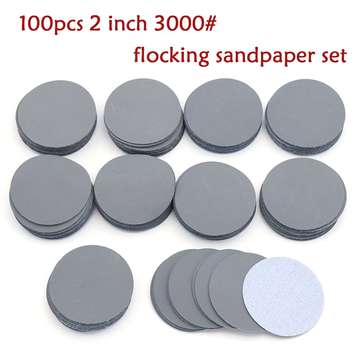 100pc 2 Inch Round Sandpaper Disc Flocking Self Adhesive Sandpaper 3000# Grit 50mm Air Mill Polishing Woodworking Abrasive Tools
100pc 2 Inch Round Sandpaper Disc Flocking Self Adhesive Sandpaper 3000# Grit 50mm Air Mill Polishing Woodworking Abrasive Tools