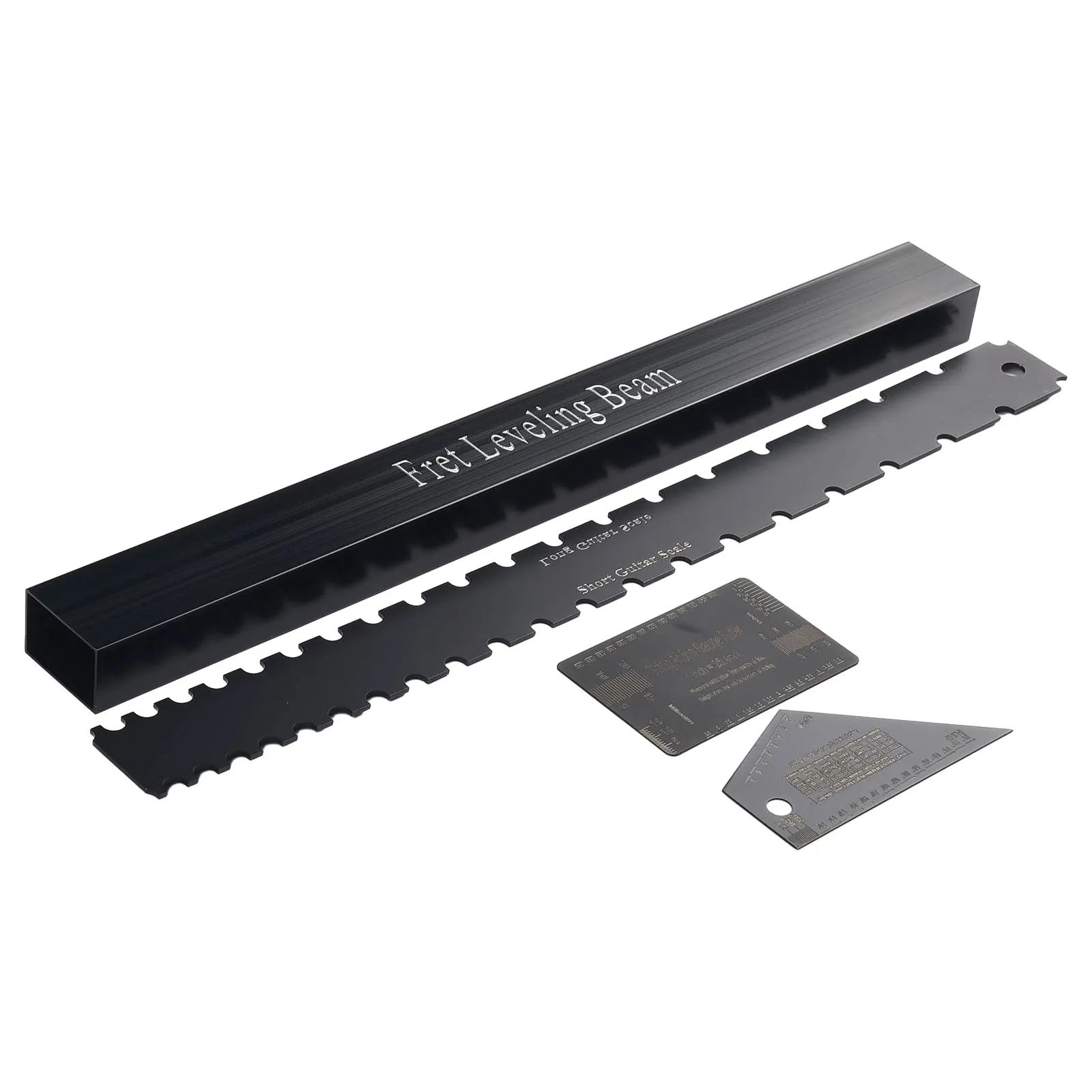 Enhanced Fret Leveling Beam Ruler Kit Set, Guitar Neck Straight Edge, 4 PCS Luthier Tools, Optimal Guitar Maintain Performance
Enhanced Fret Leveling Beam Ruler Kit Set, Guitar Neck Straight Edge, 4 PCS Luthier Tools, Optimal Guitar Maintain Performance