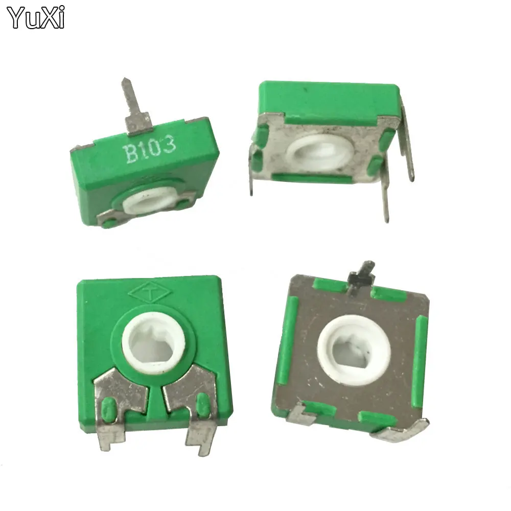 YUXI 2PCS Square Potentiometer PT15 - B10K Adjustable Potentiometer Horizontal Elliptical Hole Rotation Adjustable Resistance
YUXI 2PCS Square Potentiometer PT15 - B10K Adjustable Potentiometer Horizontal Elliptical Hole Rotation Adjustable Resistance