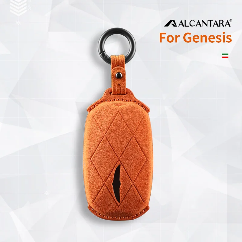 Car Key Case Cover Alcantara Suede For 2022-2023 Genesis GV60 GV90 G90 Keychain Accessories
Car Key Case Cover Alcantara Suede For 2022-2023 Genesis GV60 GV90 G90 Keychain Accessories
