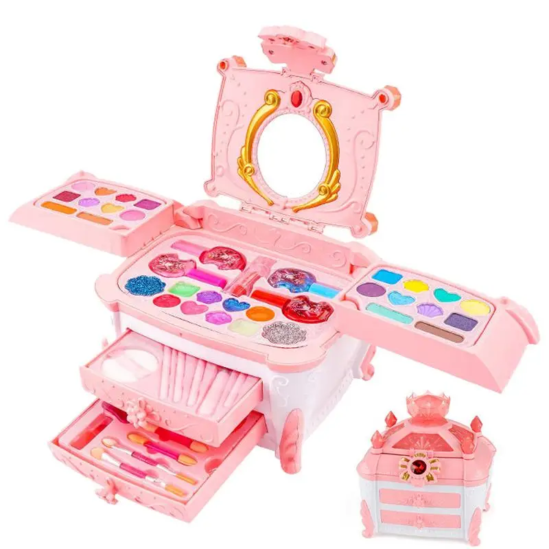 Little Girl Makeup Set Cosmetic Makeup Set For Little Girls Children's Cognitive Toys Dress-up Pretend Play Kit For Early
Little Girl Makeup Set Cosmetic Makeup Set For Little Girls Children's Cognitive Toys Dress-up Pretend Play Kit For Early