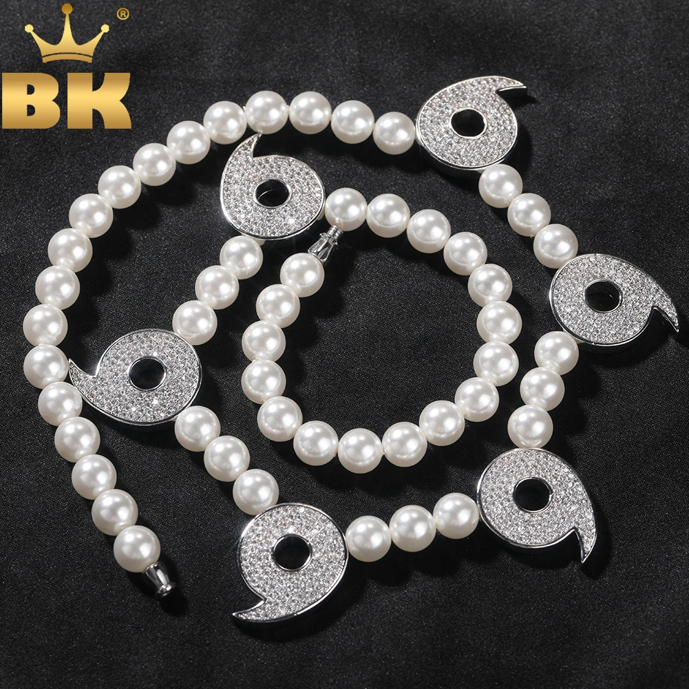 TBTK 8mm Power of Six Paths Pearl Necklace Iced Out Cubic Zirconia Bead Chain HipHop Fashion Jewelry For Gift
TBTK 8mm Power of Six Paths Pearl Necklace Iced Out Cubic Zirconia Bead Chain HipHop Fashion Jewelry For Gift