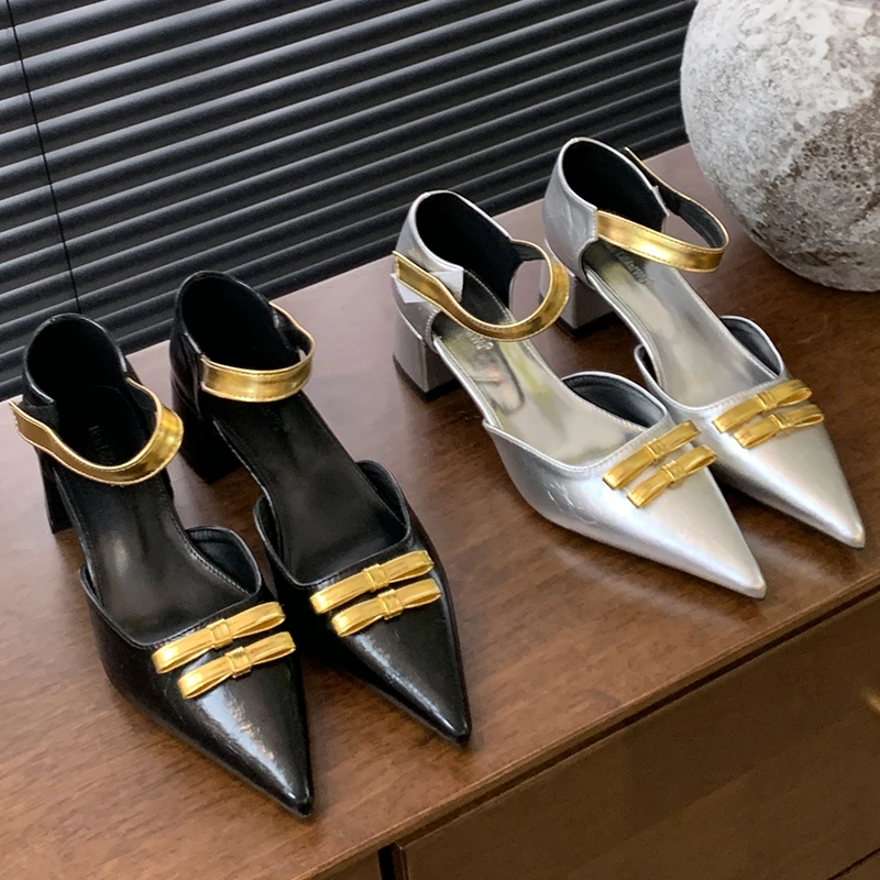 Туфли-лодочки женские на квадратном каблуке, заостренный носок, заостренный носок, бант-бабочка, модная обувь на липучке 
Туфли-лодочки женские на квадратном каблуке, заостренный носок, заостренный носок, бант-бабочка, модная обувь на липучке