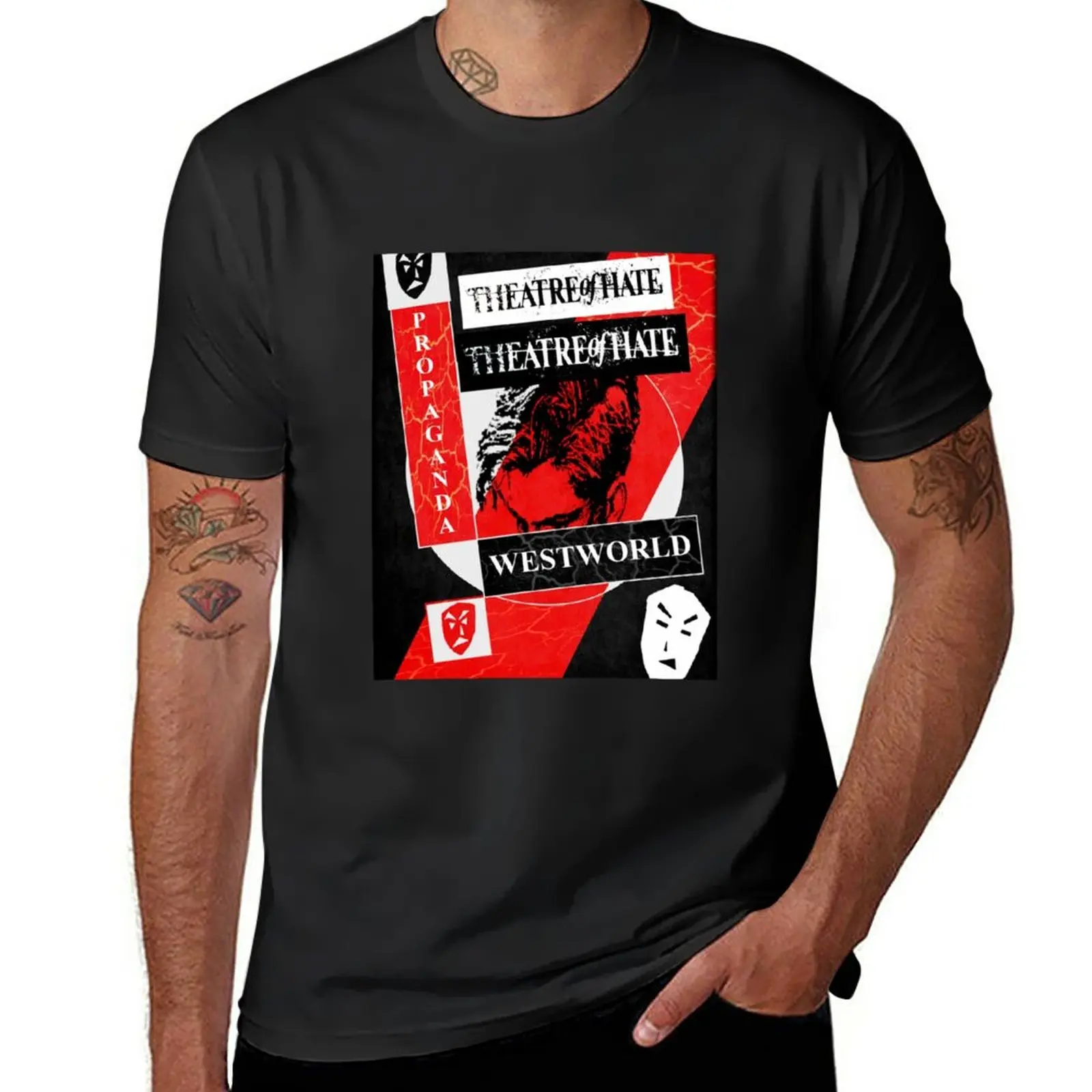 New Theatre Of Hate Westworld Propaganda T-Shirt graphic t shirts shirts graphic tees tops funny t shirts men clothes
New Theatre Of Hate Westworld Propaganda T-Shirt graphic t shirts shirts graphic tees tops funny t shirts men clothes