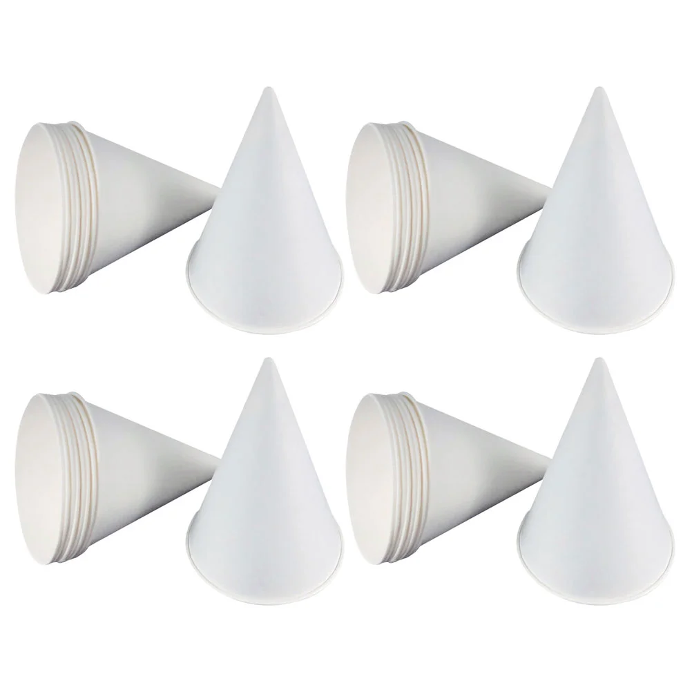 

200 Pcs Thicken Cone Paper Cup Water Glasses Dessert Cups Cups for Dispensers