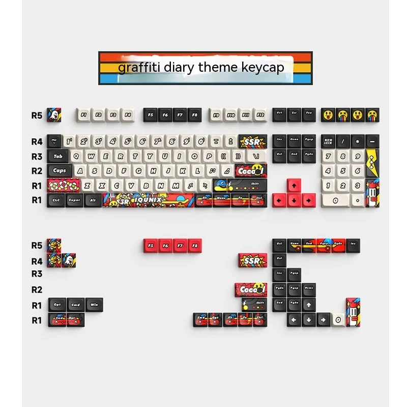 Iqunix Graffiti Diary Keycap Small Complete Set Of Theme Customization Personalized Office Esports Computer Keyboard Keycap
Iqunix Graffiti Diary Keycap Small Complete Set Of Theme Customization Personalized Office Esports Computer Keyboard Keycap