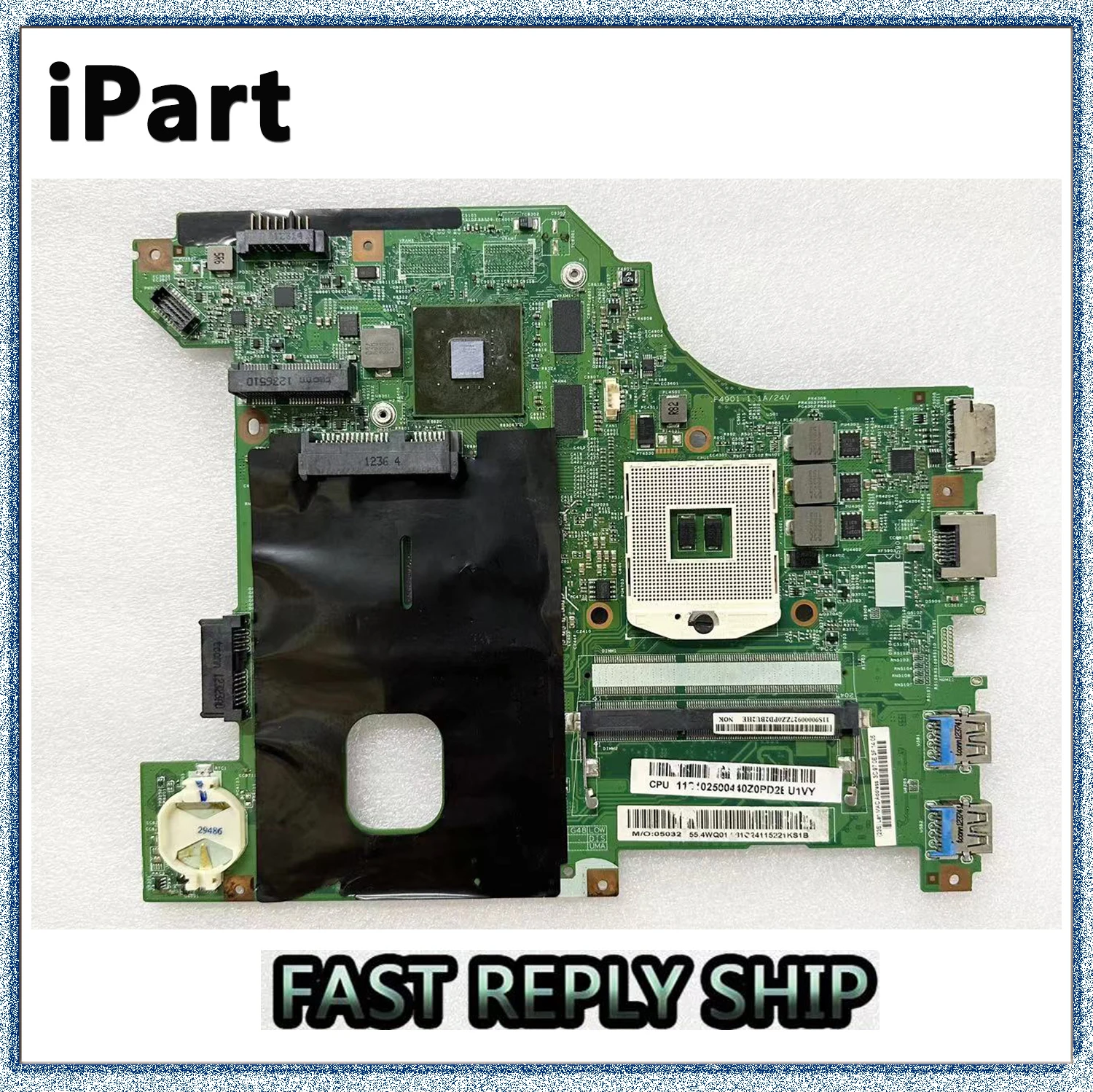 For Lenovo G480 Laptop Motherboard Single Slot With GT610M 48.4WQ01.011 11326-1 90000927
For Lenovo G480 Laptop Motherboard Single Slot With GT610M 48.4WQ01.011 11326-1 90000927