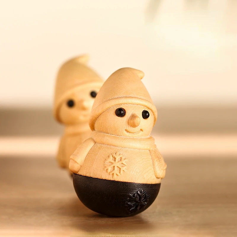 Solid Wood Handmade Snowman Tumbler Ornaments Desk Living Room Children's Room Decorations Handicrafts Gifts for Children
Solid Wood Handmade Snowman Tumbler Ornaments Desk Living Room Children's Room Decorations Handicrafts Gifts for Children