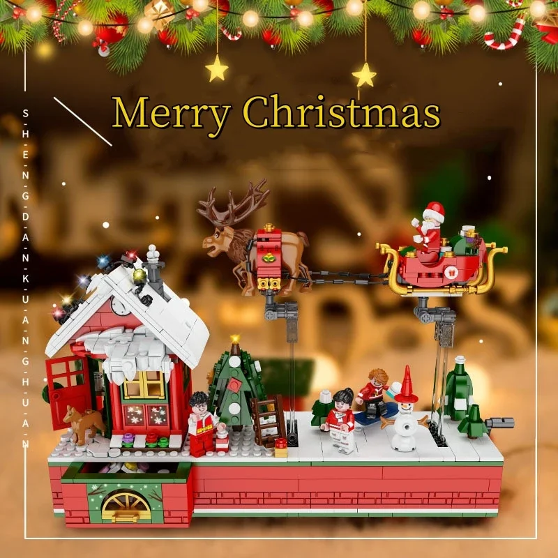 Santa Claus party elk small children's educational assembly building blocks toy gift
Santa Claus party elk small children's educational assembly building blocks toy gift
