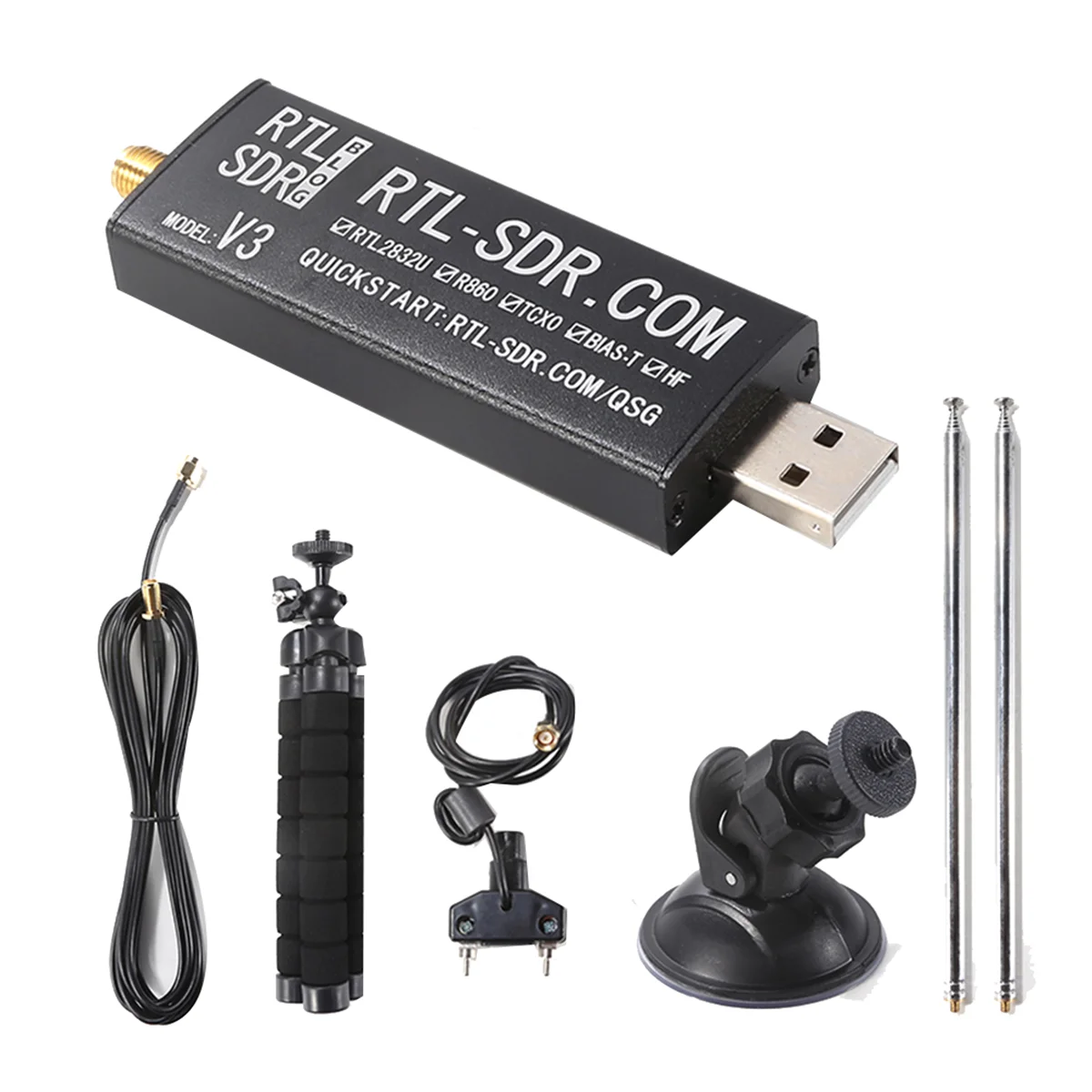 For RTL-SDR Blog V3 RTL2832U TCXO Receiver Full Kit HF BiasT SMA Software Defined Radio 500KHz-1766 MHz Up to 3.2 MHz
For RTL-SDR Blog V3 RTL2832U TCXO Receiver Full Kit HF BiasT SMA Software Defined Radio 500KHz-1766 MHz Up to 3.2 MHz