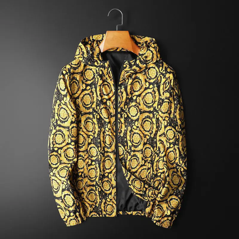 2024 Fashion Brand Color Personalized Printed Jacket Men's Spring and Autumn Trendy Fashion Joker Slim-Fit Hood Coat
2024 Fashion Brand Color Personalized Printed Jacket Men's Spring and Autumn Trendy Fashion Joker Slim-Fit Hood Coat