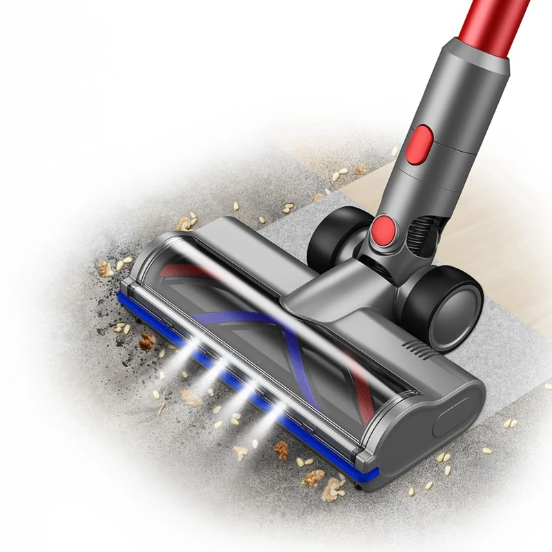 Сменная Насадка для пылесоса Dyson V7 V8 V10 V11 V15, жесткая напольная электрическая напольная головка с 4 фонарями
Сменная Насадка для пылесоса Dyson V7 V8 V10 V11 V15, жесткая напольная электрическая напольная головка с 4 фонарями