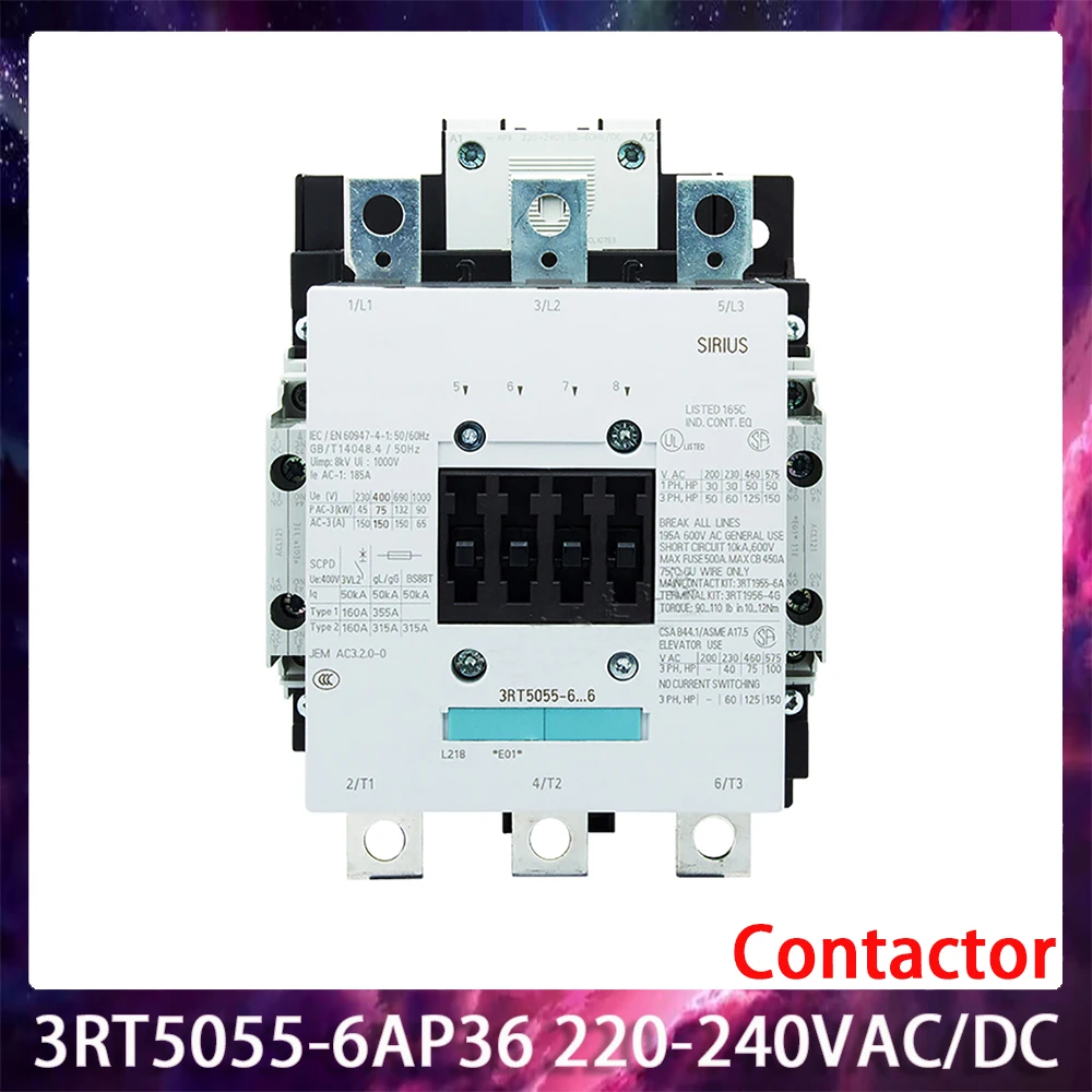 3RT5055-6AP36 220-240VAC/DC Contactor High Quality Fast Ship Works Perfectly
3RT5055-6AP36 220-240VAC/DC Contactor High Quality Fast Ship Works Perfectly