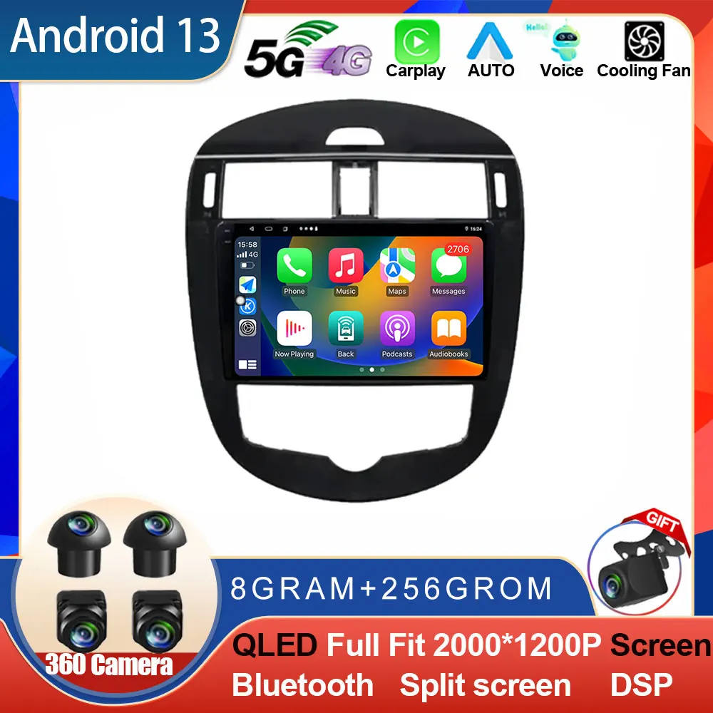 Автомагнитола для Nissan Pulsar C13 hatchback 2013-2018, мультимедийный видеоплеер на Android 13 с GPS, 4G, Wi-Fi, камерой 360, DSP 8 + 256 ГБ
Автомагнитола для Nissan Pulsar C13 hatchback 2013-2018, мультимедийный видеоплеер на Android 13 с GPS, 4G, Wi-Fi, камерой 360, DSP 8 + 256 ГБ