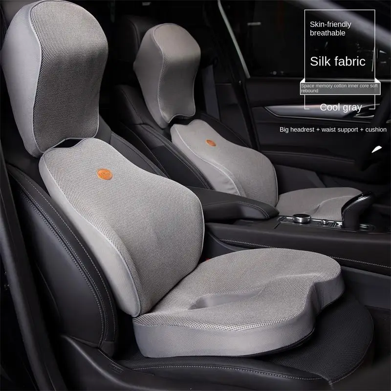Car headrest, memory cotton headrest, neck pillow, waist pillow set, neck pillow, car cushion, backrest interior decoration
Car headrest, memory cotton headrest, neck pillow, waist pillow set, neck pillow, car cushion, backrest interior decoration
