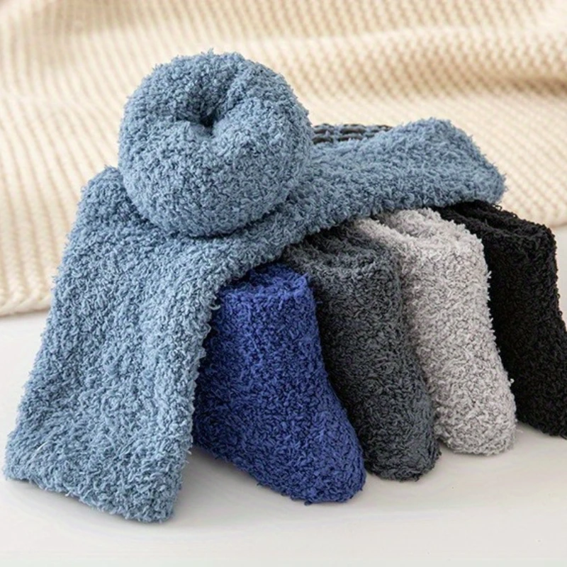 Solid Color Adhesive Socks That Do Not Shed Fluff, Coral Velvet Socks That Are Thickened with Fluff, Suitable for Winter Warmth
Solid Color Adhesive Socks That Do Not Shed Fluff, Coral Velvet Socks That Are Thickened with Fluff, Suitable for Winter Warmth
