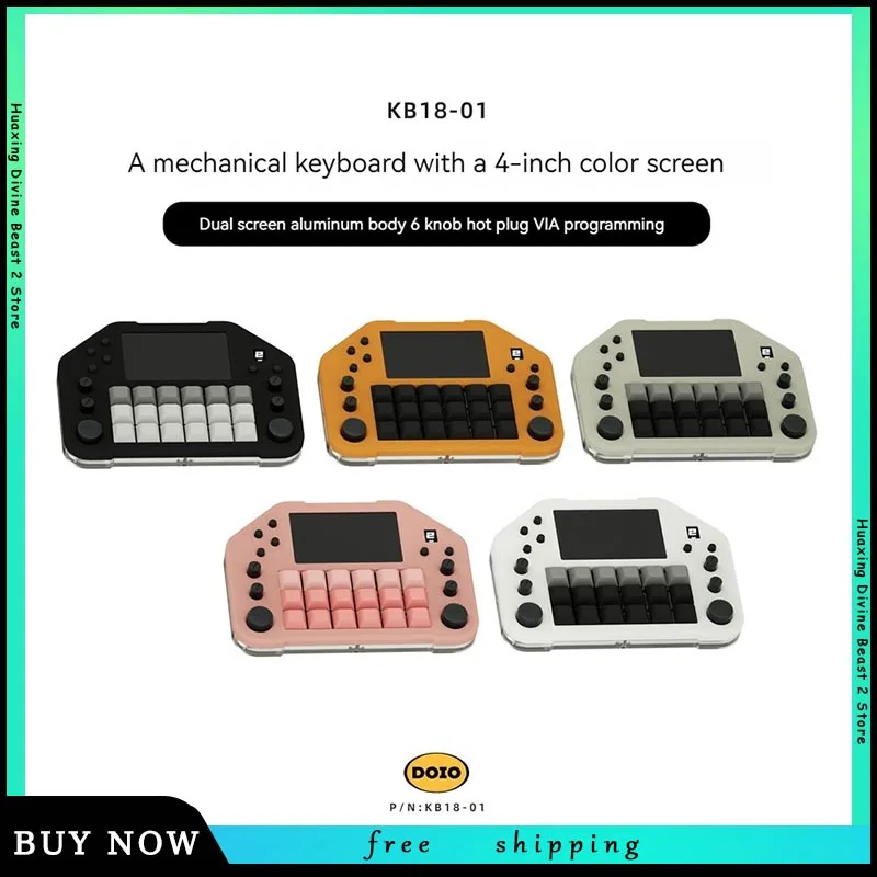 

Doio Kb18-01 Mini Mechanical Keyboard Wired Keyboard Hot-swap Keypad 18 Key Rgb Backlight Customization Xda Keycap Keyboard Gift