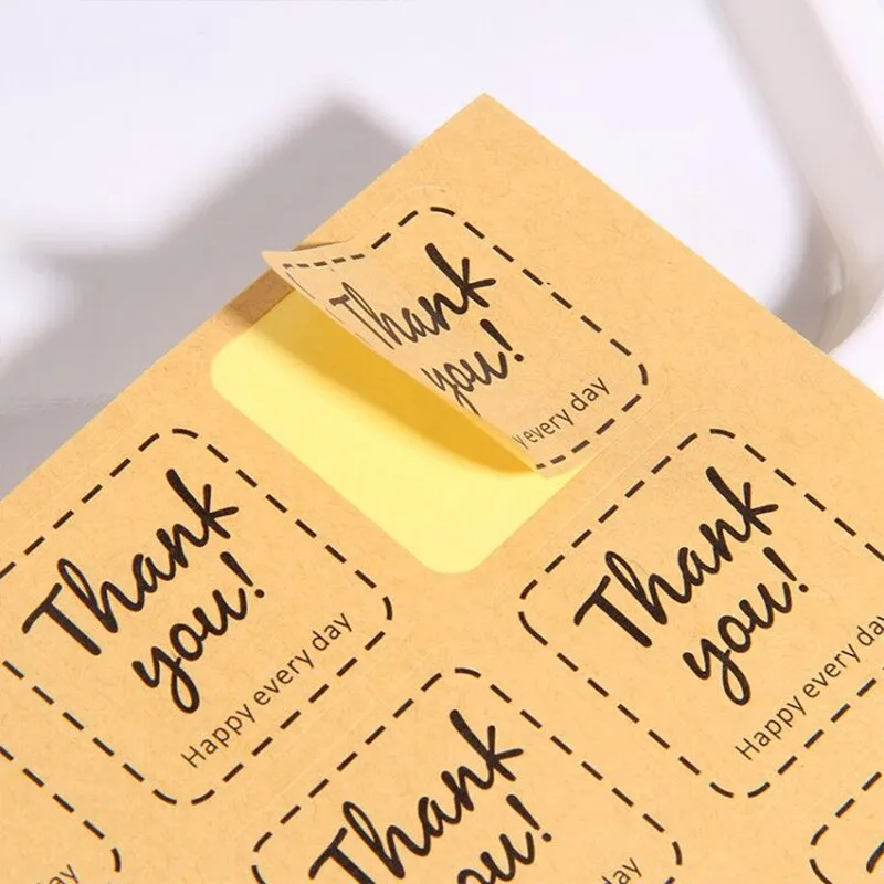 120PCS Natural Vintage square Thank you Stickers scrapbooking for package adhesive thank you sticker seal labels
120PCS Natural Vintage square Thank you Stickers scrapbooking for package adhesive thank you sticker seal labels