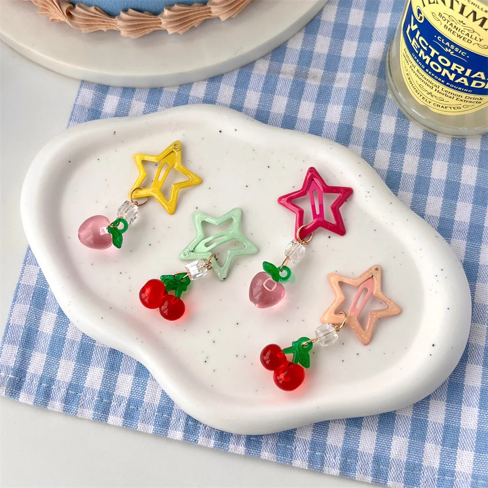 1PC New Princess Fruit Pentagram Lovely Girls Hairpins Children Headwear Hairgrip BB Hair Clips Barrettes Hair Accessories
1PC New Princess Fruit Pentagram Lovely Girls Hairpins Children Headwear Hairgrip BB Hair Clips Barrettes Hair Accessories