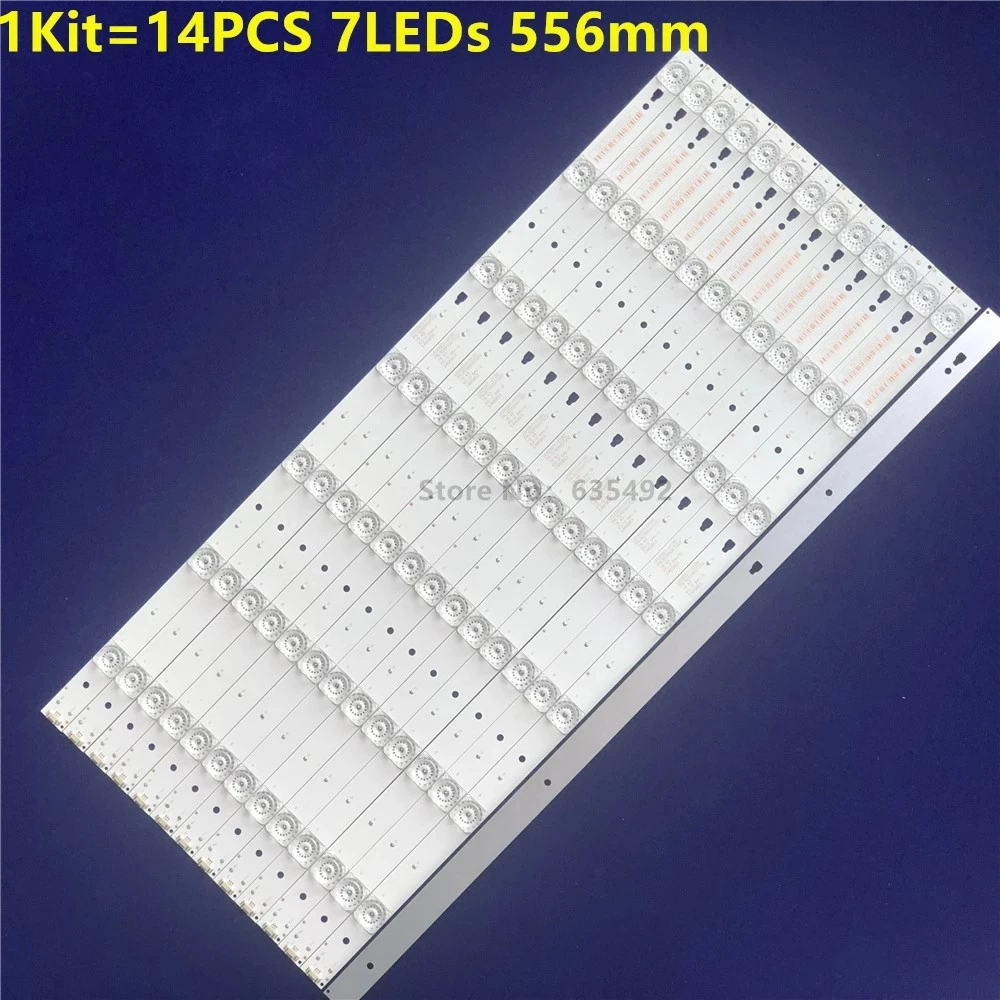 5set=70pcs LED Backlight strip for LED55D07 LED55D7-01 A B 30355007202 LE55A7100L LE55B510N LE55B510X LE55M36S LC550DUY SH A1
5set=70pcs LED Backlight strip for LED55D07 LED55D7-01 A B 30355007202 LE55A7100L LE55B510N LE55B510X LE55M36S LC550DUY SH A1