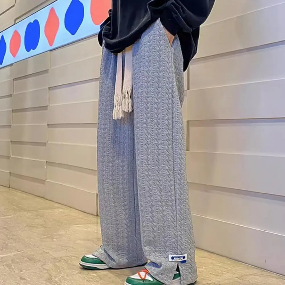 Comfort Fit Sweatpants Men's Wide Leg Sports Pants with Deep Crotch Drawstring Waist Soft Twisted Texture Sweatpants for Warmth
Comfort Fit Sweatpants Men's Wide Leg Sports Pants with Deep Crotch Drawstring Waist Soft Twisted Texture Sweatpants for Warmth