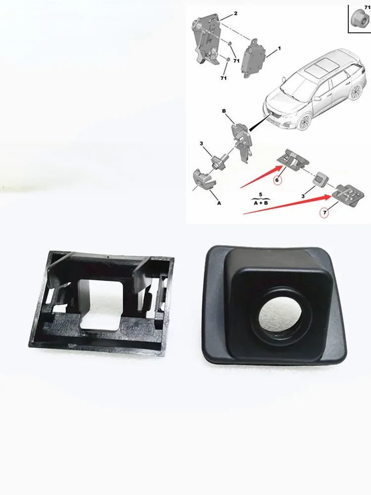 Vision aid camera mount 98138191XT 9813819080 For Peugeot 3008 P84 For Citroen C5 AIRCROSS Rear camera bracket Protective cover
Vision aid camera mount 98138191XT 9813819080 For Peugeot 3008 P84 For Citroen C5 AIRCROSS Rear camera bracket Protective cover