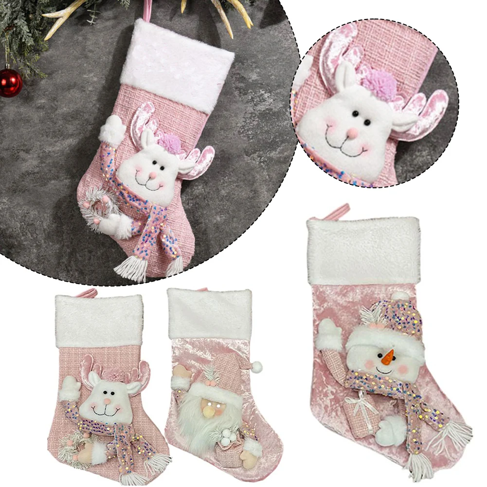 Christmas Stocking Santa Sack Bag Christmas Socks Gift Holder New Year 2024 Xmas Tree Pendant For Home Noel Navidad Decoration
Christmas Stocking Santa Sack Bag Christmas Socks Gift Holder New Year 2024 Xmas Tree Pendant For Home Noel Navidad Decoration