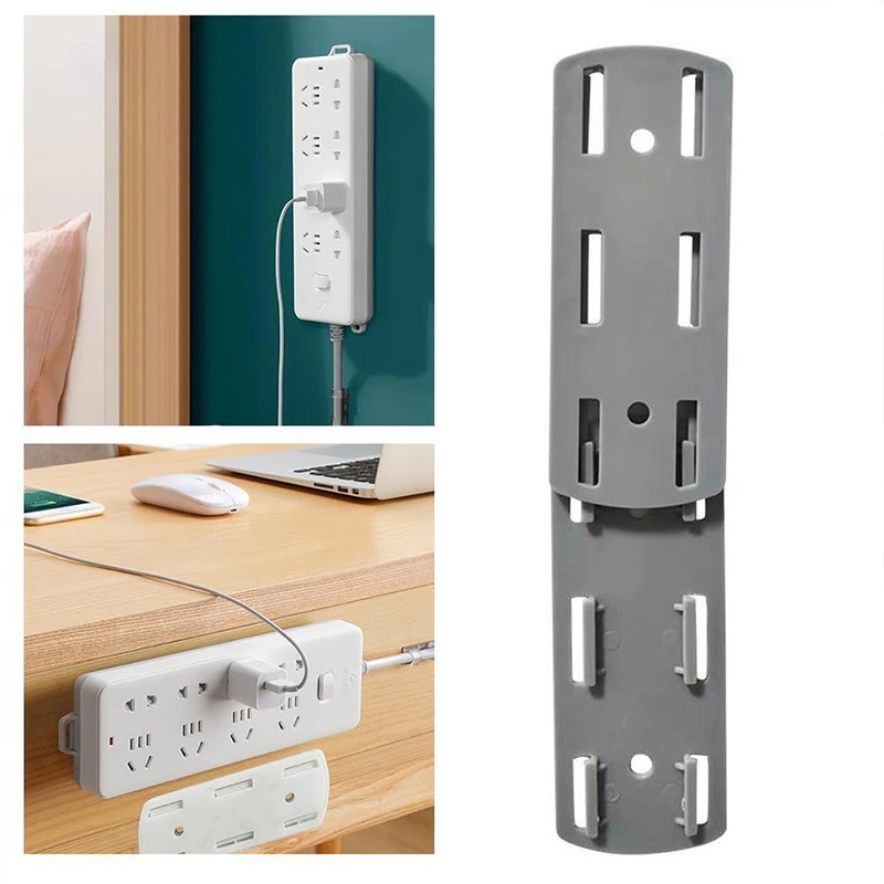 Self-Adhesive Desktop Socket Fixer Cable Organizer Wall Hanging Power Strip Holder Fixator Plug-in Removable Wall-Mounted Fixer
Self-Adhesive Desktop Socket Fixer Cable Organizer Wall Hanging Power Strip Holder Fixator Plug-in Removable Wall-Mounted Fixer