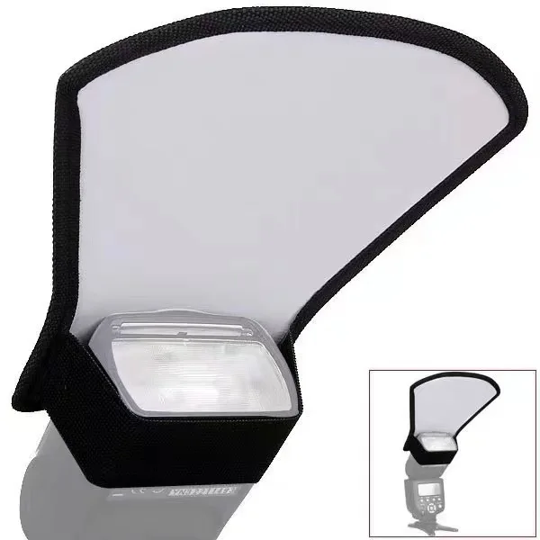 Silver White Camera Flash Diffuser Softbox Photo Light Reflector For Canon Canon Sony Minolta Tumax Cameras 11*18*20cm
Silver White Camera Flash Diffuser Softbox Photo Light Reflector For Canon Canon Sony Minolta Tumax Cameras 11*18*20cm