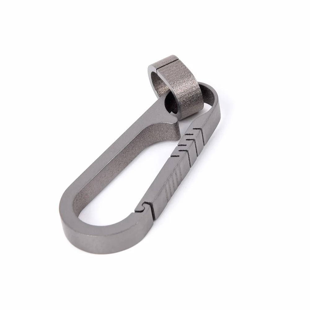 Titanium Alloy Buckle Keyring Integrated Spring Car Bike Outdoor Concise Carabiner Waist Keychain Pendant Hang Tool
Titanium Alloy Buckle Keyring Integrated Spring Car Bike Outdoor Concise Carabiner Waist Keychain Pendant Hang Tool