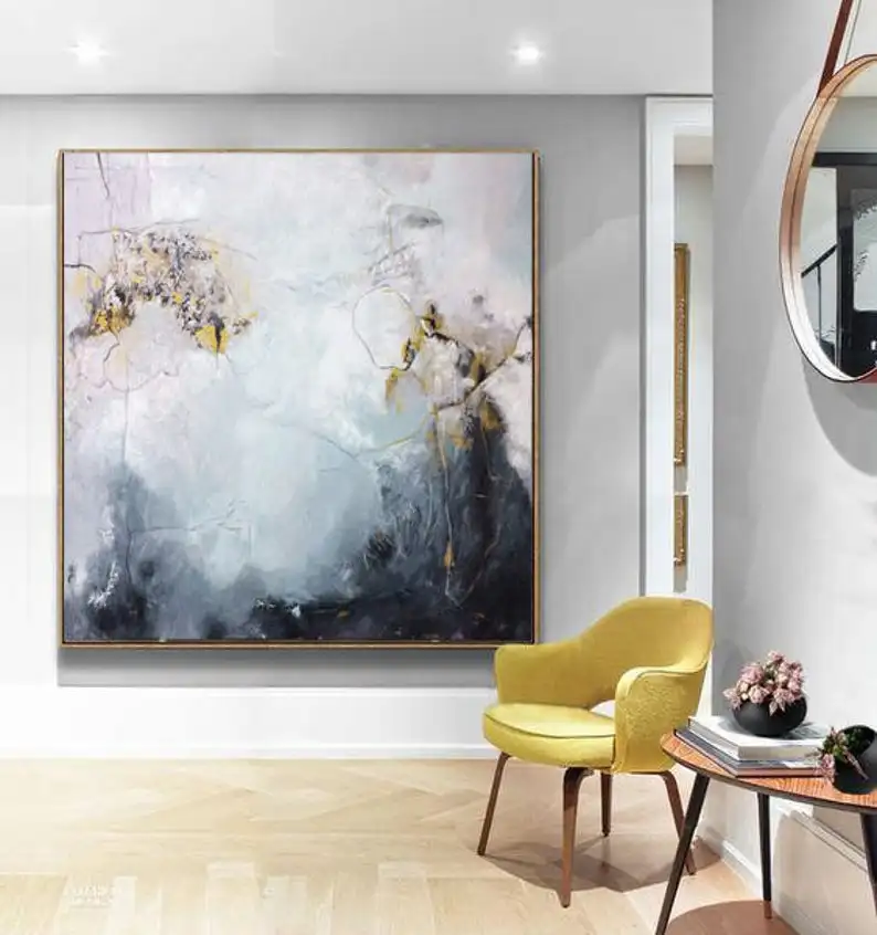 Large Canvas Art Original Large Abstract Oil Painting Abstract Acrylic Painting On Canvas Heavy Texture Painting Gray Painting
Large Canvas Art Original Large Abstract Oil Painting Abstract Acrylic Painting On Canvas Heavy Texture Painting Gray Painting