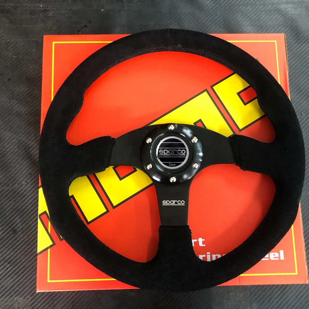 Universal 14Inch Racing SP Steering Wheel Car Flat Suede Leather JDM Steering Wheel Volantes For VW HONDA TOYOTA BMW Nissan
Universal 14Inch Racing SP Steering Wheel Car Flat Suede Leather JDM Steering Wheel Volantes For VW HONDA TOYOTA BMW Nissan