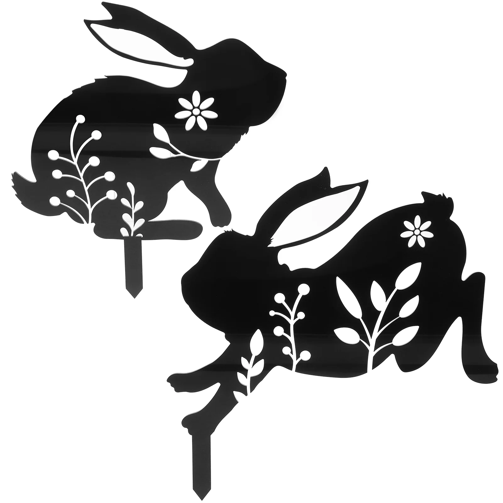 2 Pcs Garden Decoration Insert Trick Treating Rabbit Stake Wood Pile Trade Booster Bundle Acrylic Sign Bunny Ornament
2 Pcs Garden Decoration Insert Trick Treating Rabbit Stake Wood Pile Trade Booster Bundle Acrylic Sign Bunny Ornament