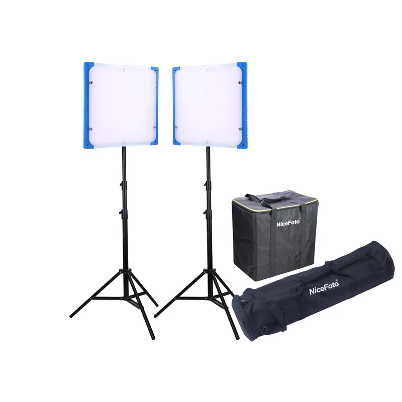 KT-SL308(SL-1000AIII) NiceFoto 50W LED Video Light kit Bi-color 3200-6500K CRI 95 LED Panel Studio Photography
KT-SL308(SL-1000AIII) NiceFoto 50W LED Video Light kit Bi-color 3200-6500K CRI 95 LED Panel Studio Photography