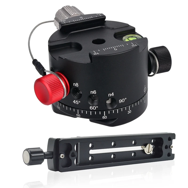 Hot TTKK DH-50 Panoramic Ball Head Indexing Rotator Tripod Head & NNR-200 Nodal Slide Rail Quick Release Plate Clamp Adapter
Hot TTKK DH-50 Panoramic Ball Head Indexing Rotator Tripod Head & NNR-200 Nodal Slide Rail Quick Release Plate Clamp Adapter