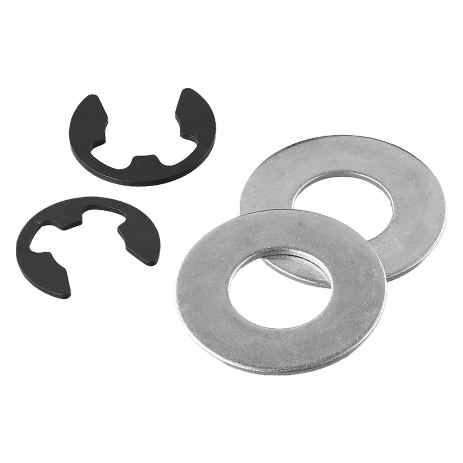 Hardware Kit Hubs 2pcs E-Clips 4pcs Thrust Washers Front Wheel Bushing Tool Accessories Hub Cap Retainer Washers
Hardware Kit Hubs 2pcs E-Clips 4pcs Thrust Washers Front Wheel Bushing Tool Accessories Hub Cap Retainer Washers