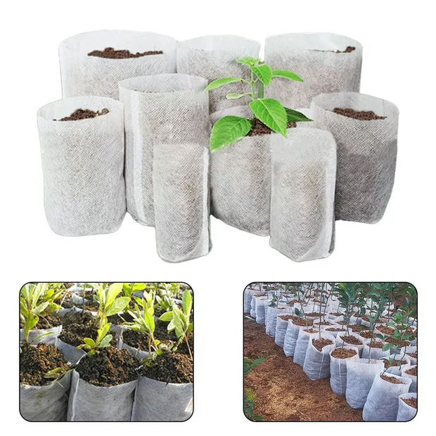 100pcs Biodegradable Nursery Bag Non-woven Fabric Plant -Seeding Grow Bags Garden -Seedling Growing -Planter Sow Flower Pots
100pcs Biodegradable Nursery Bag Non-woven Fabric Plant -Seeding Grow Bags Garden -Seedling Growing -Planter Sow Flower Pots