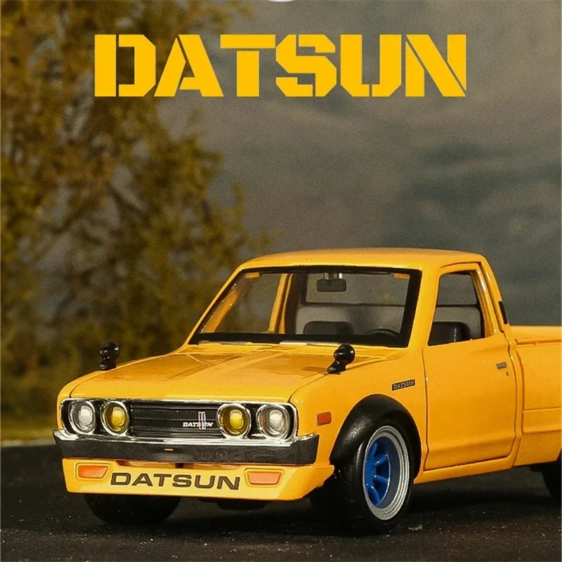 

Модель автомобиля Maisto 1:24 1973 Datsun 620 из сплава, литой металлический внедорожник, модель автомобиля, имитация коллекционных игрушек, подарки