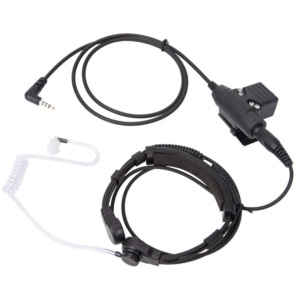 

U94 PTT+7.1mm Tactical Telescopic Throat Controlled Walkie Talkie Headset for XIAOMI Walkie Talkie 1S/lite