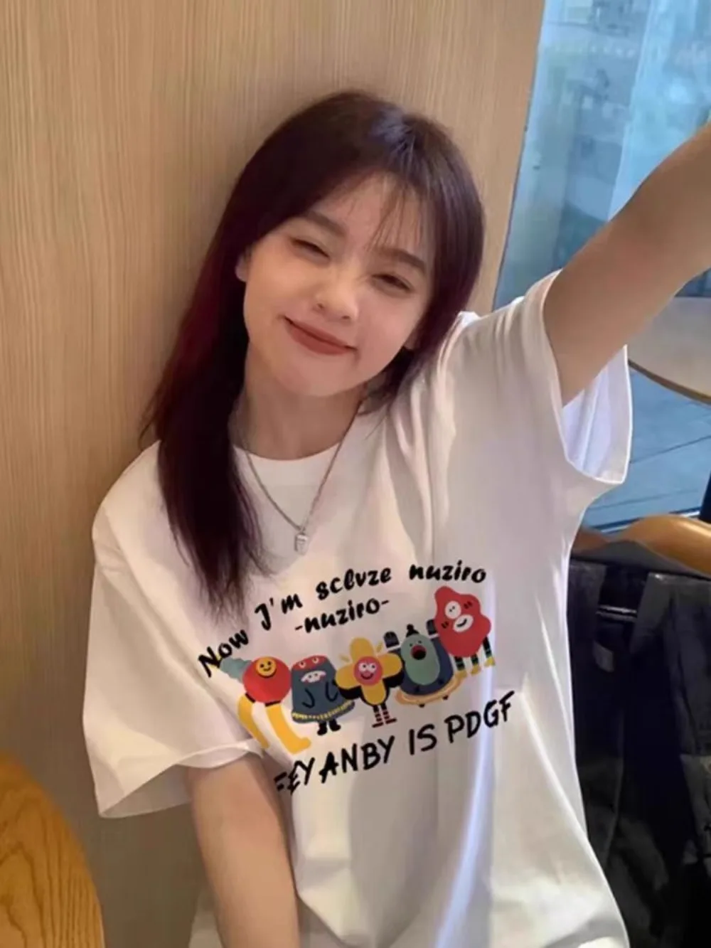 Cotton white short-sleeved t-shirt female 2024 summer new cartoon letters loose half-sleeved top ins tide
Cotton white short-sleeved t-shirt female 2024 summer new cartoon letters loose half-sleeved top ins tide