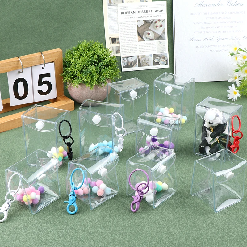 1Set Mini Anime Doll Display Bag Transparent Coin Purse Keychain Pendant W/Hairball Organizer Case Lipstick Earphone Storage Bag
1Set Mini Anime Doll Display Bag Transparent Coin Purse Keychain Pendant W/Hairball Organizer Case Lipstick Earphone Storage Bag