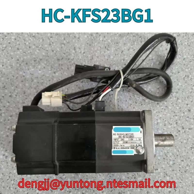 

Used HC-KFS23BG1 servo motor 200W test OK Fast Shipping