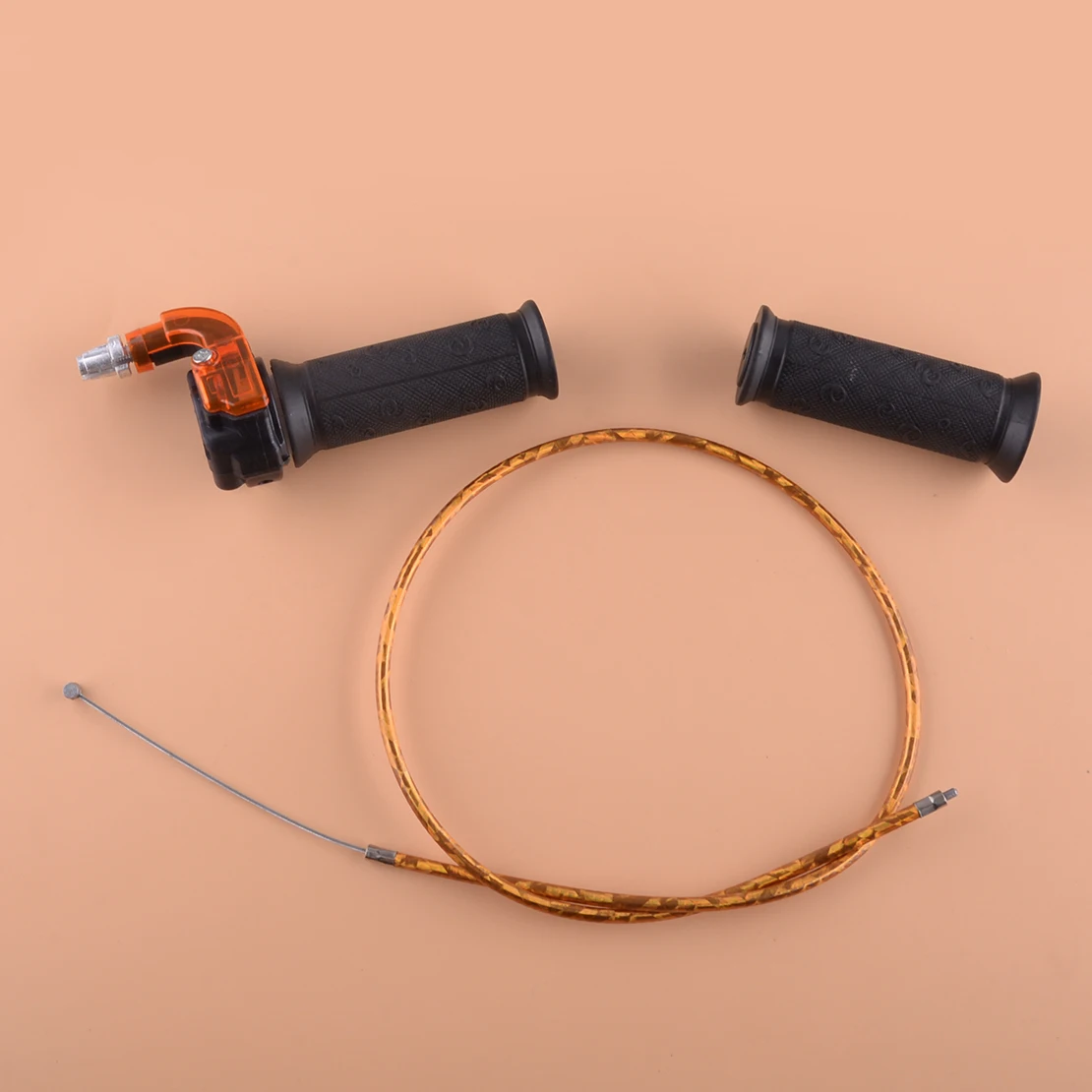 Restrictable Twist Throttle Accelerator Grip Cable Set Fit For 47cc 49cc Mini Moto Pocket Dirt Bike Quad
Restrictable Twist Throttle Accelerator Grip Cable Set Fit For 47cc 49cc Mini Moto Pocket Dirt Bike Quad