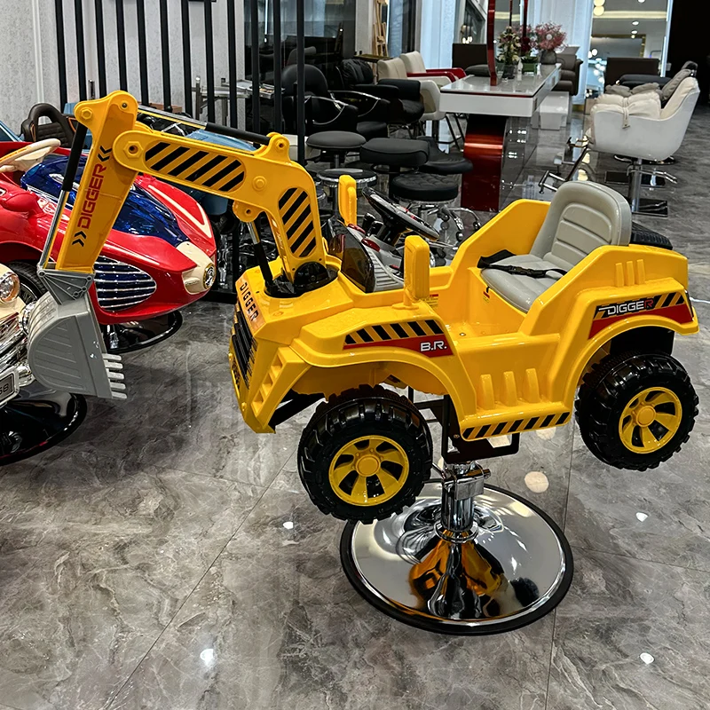 Excavator Barbershop chair Hair salon Children's excavator chair Hair salon children's cutting chair
Excavator Barbershop chair Hair salon Children's excavator chair Hair salon children's cutting chair